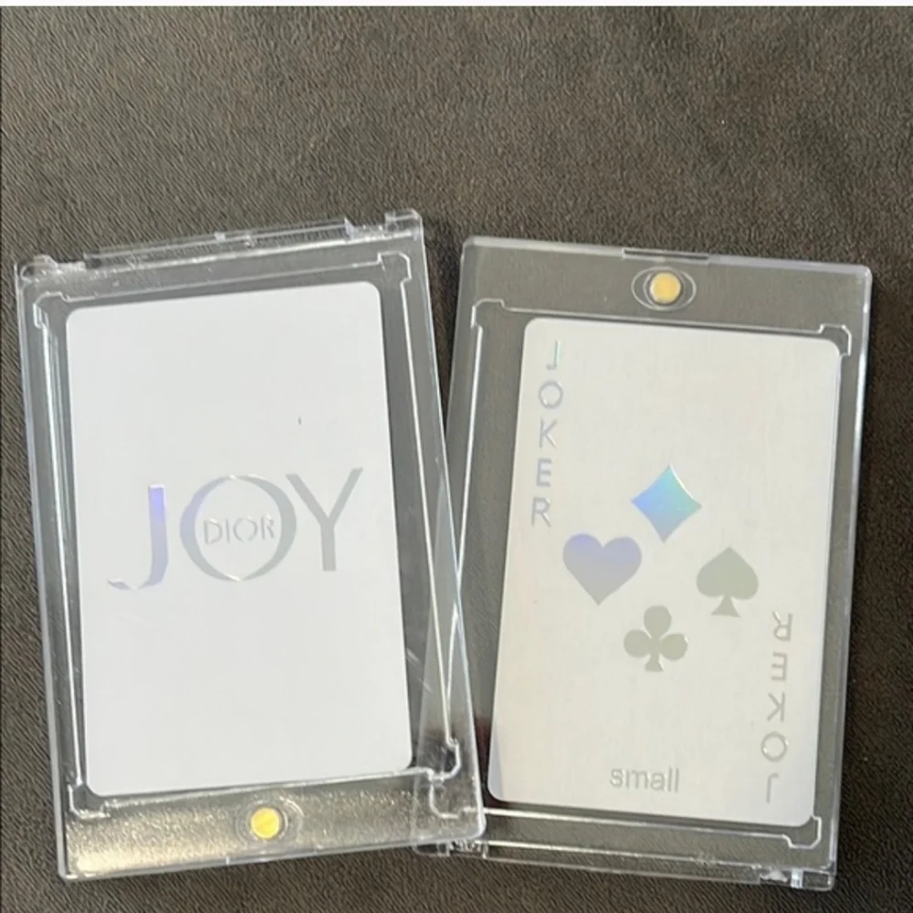 Dior Joy Holographic Joker Card And Transparent Card Holder - Picture 2 of 2